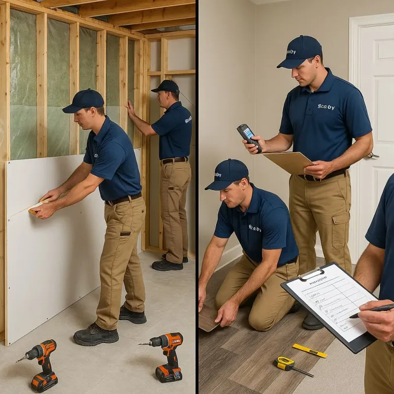 Repairs and Reconstruction process in Red Oak, IA