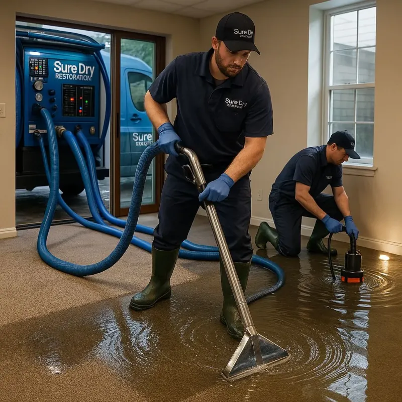 Water Extraction and Removal process in Red Oak, IA